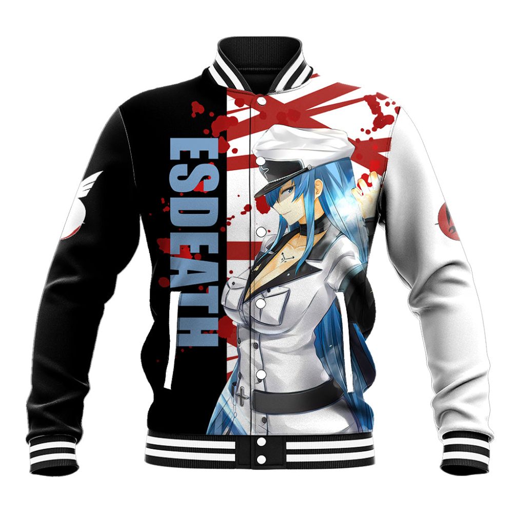 Esdeath Baseball Jacket Akame Ga Kill Ts04