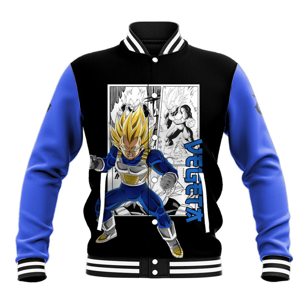 Vegeta Super Saiyan 2 Baseball Jacket Dragon Ball Ts04