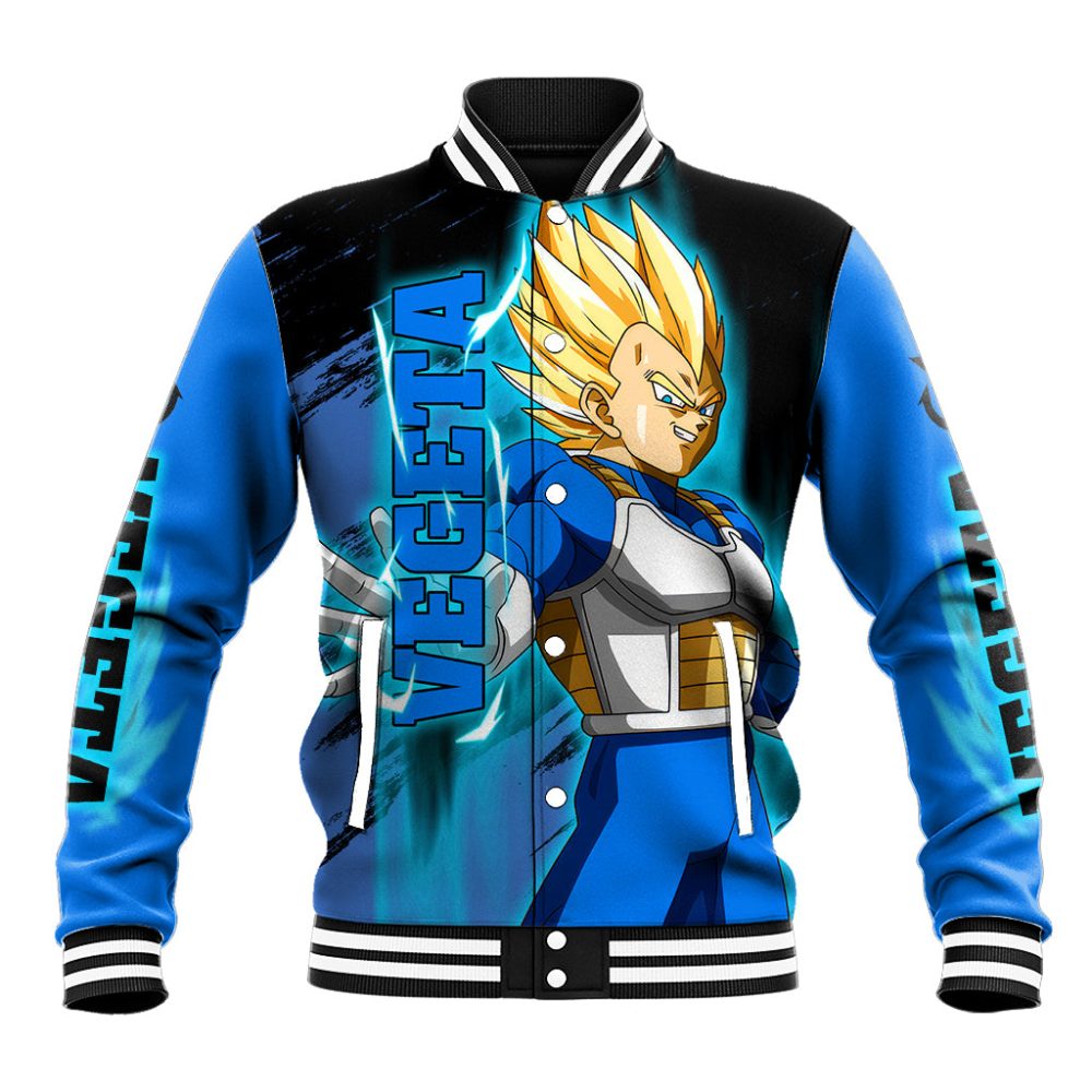 Vegeta Super Saiyan - Dragon Ball Baseball Jacket Ts04