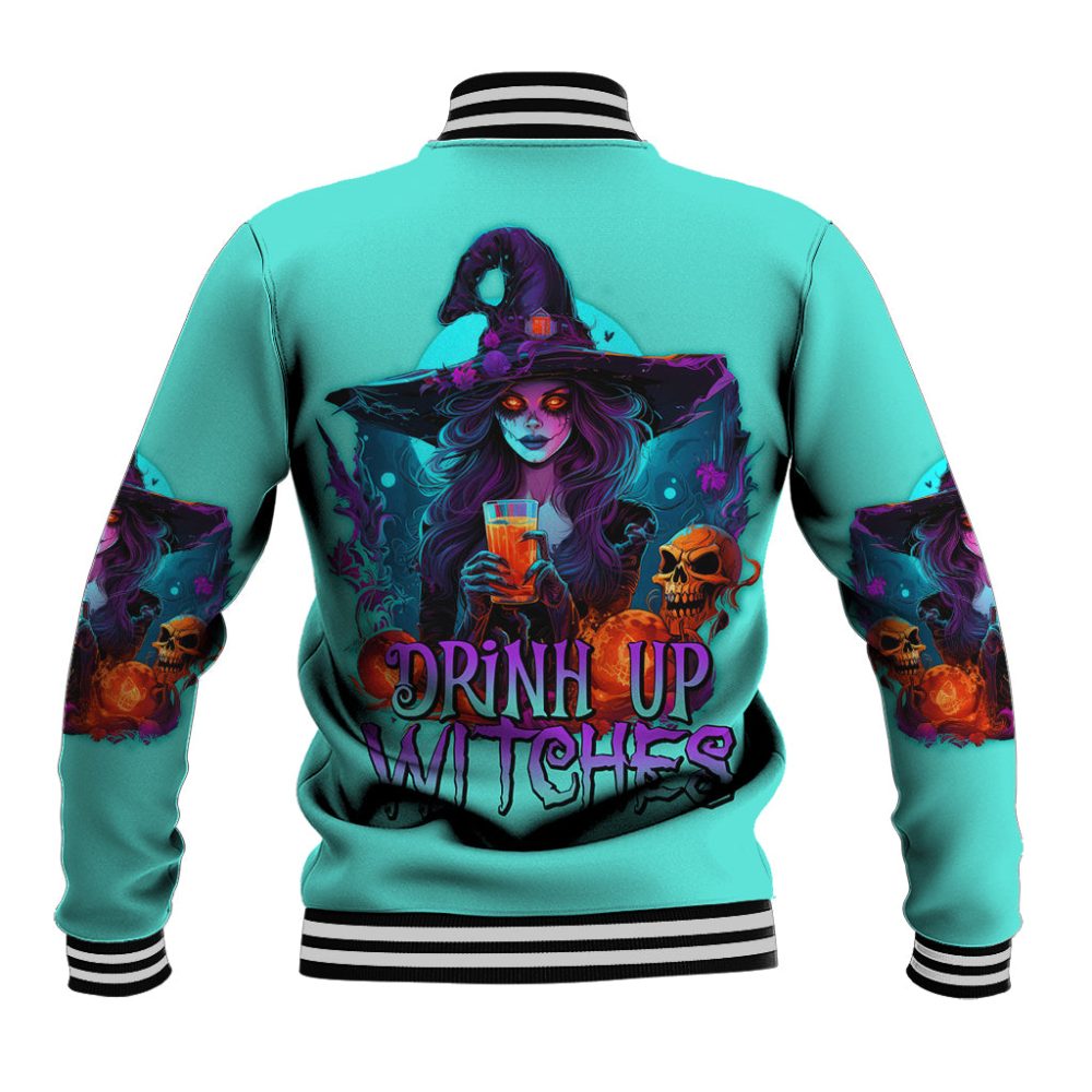 Drink Up Witches Halloween Baseball Jacket Ts04