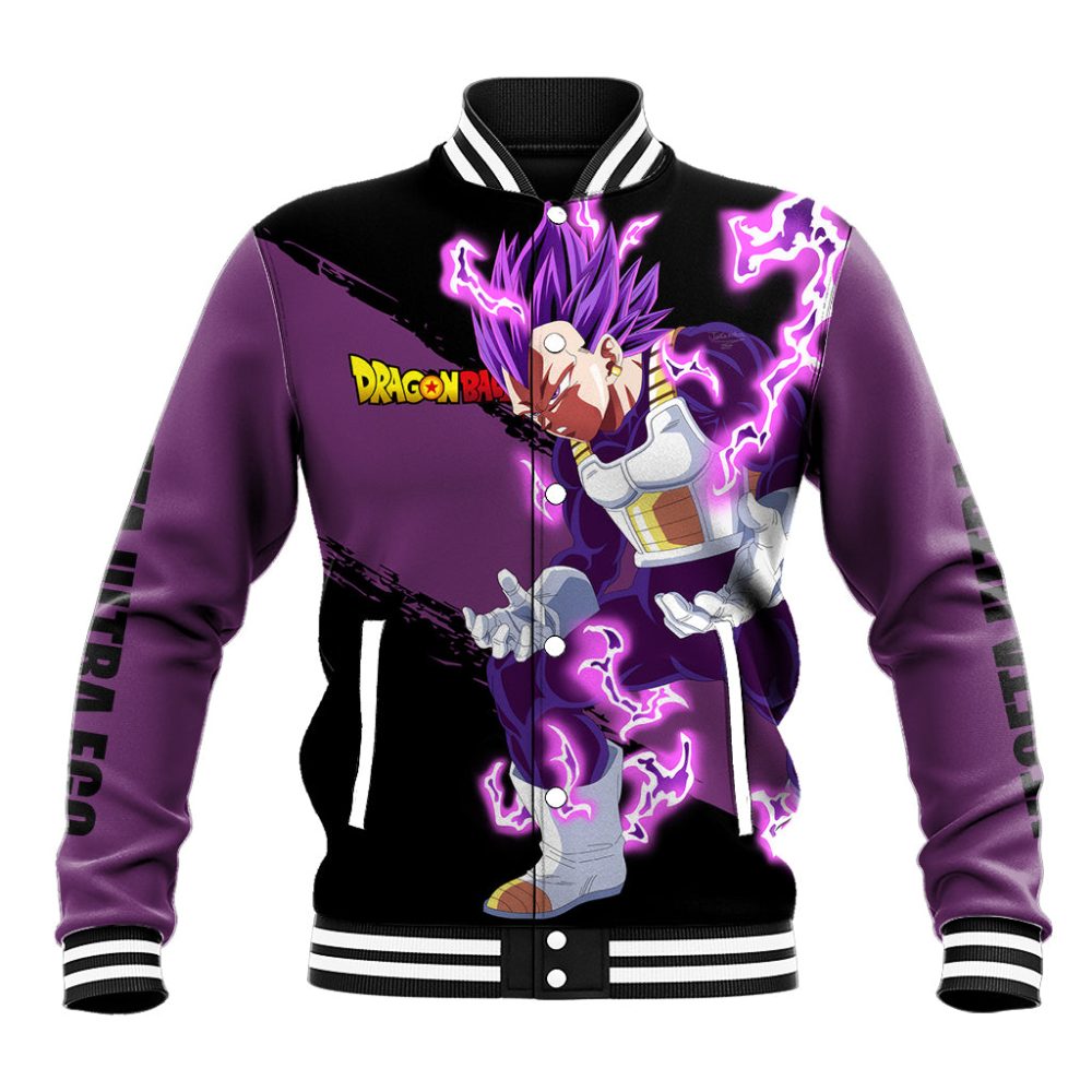 Vegeta Ultra Ego Dragon Ball Baseball Jacket Ts04