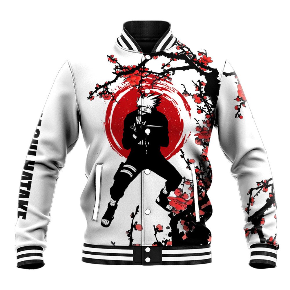 Hatake Kakashi Japan Style Baseball Jacket Ts04