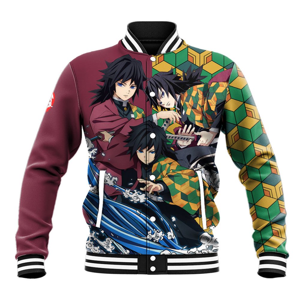 Giyu Baseball Jacket Demon Slayer Ts04