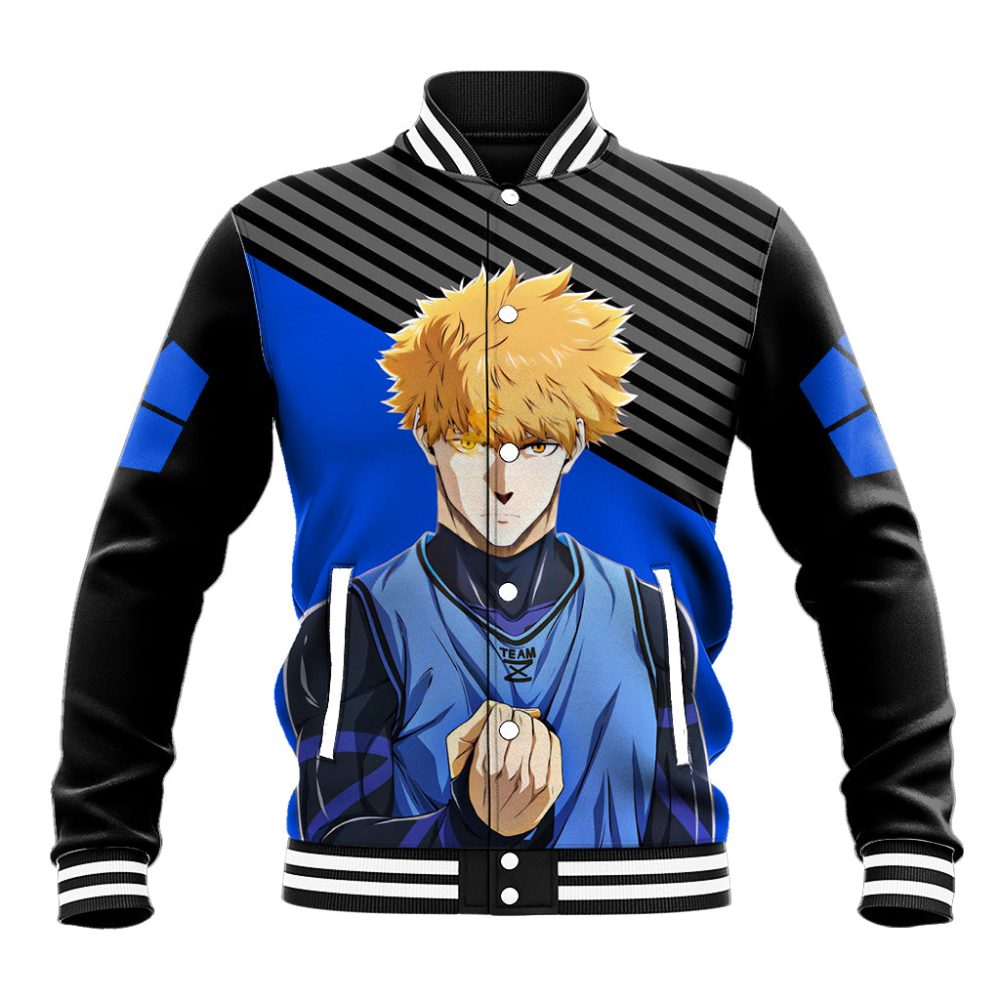 Rensuke Kunigami Blue Lock Baseball Jacket Anime Style Ts04