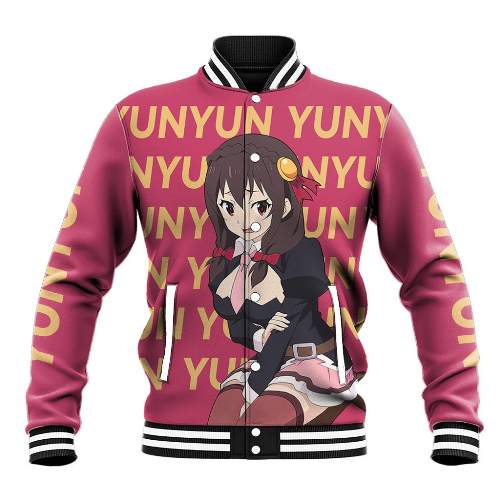 Yunyun Konosuba Baseball Jacket Anime Style Ts04