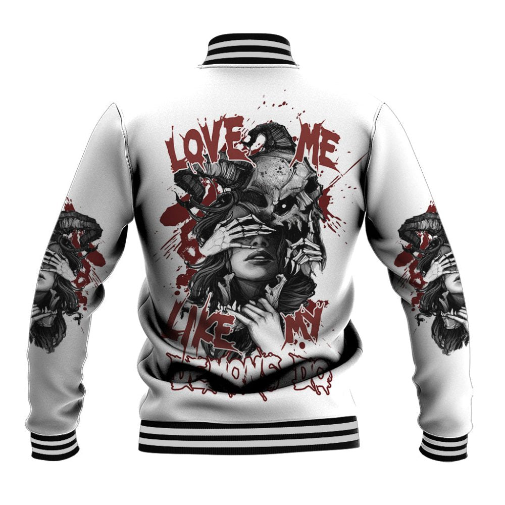 Love Me Like My Demons Do Skull Baseball Jacket Ts04