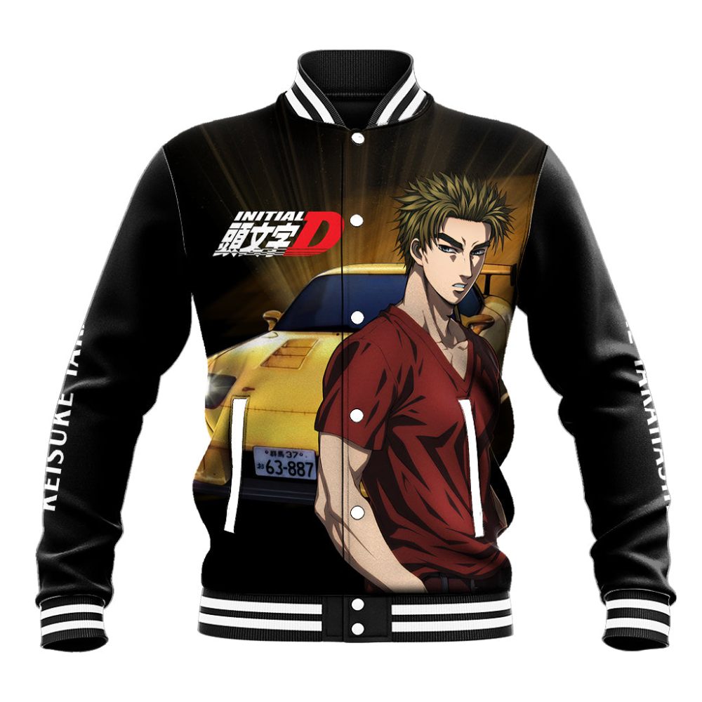 Keisuke Takahashi Initial D Baseball Jacket Anime Style Ts04