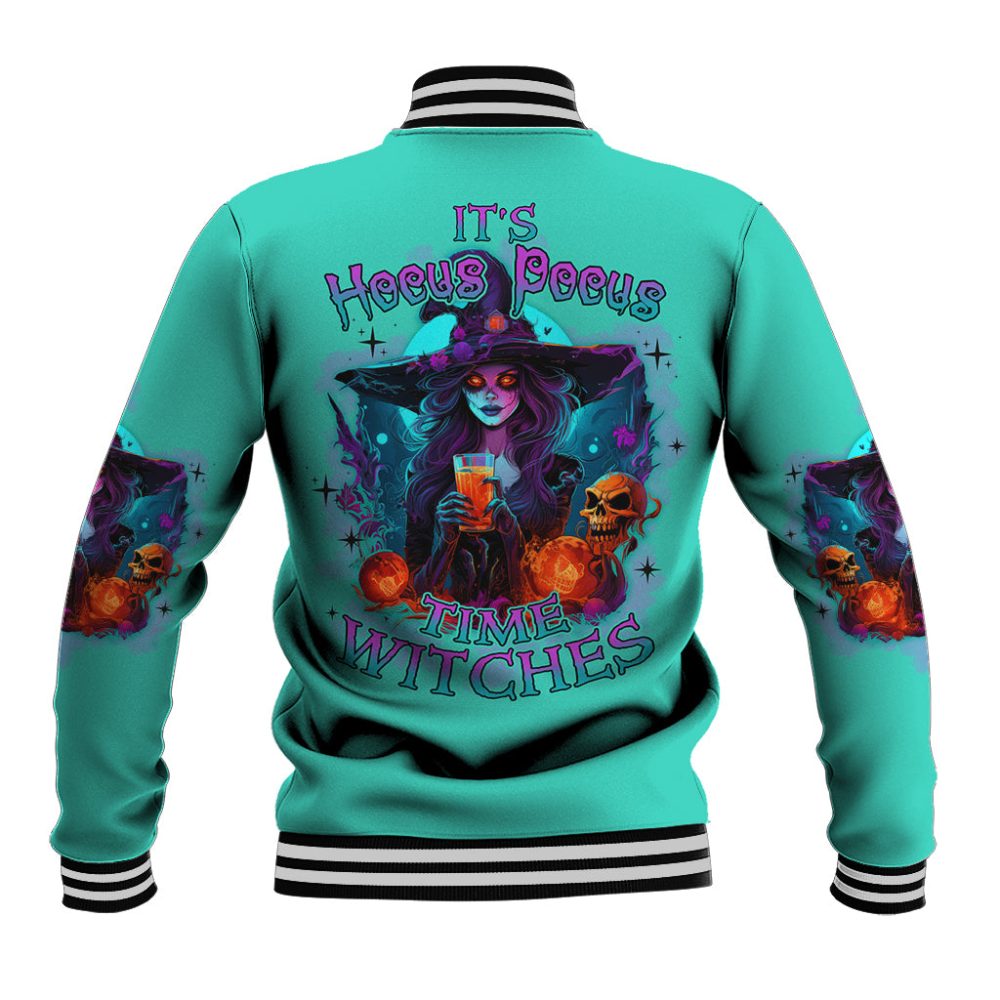 Hocus Pocus Time Witches Halloween Baseball Jacket Ts04