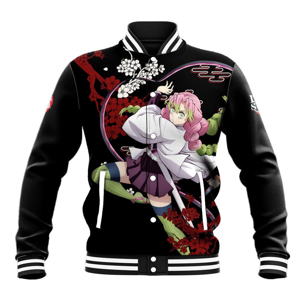 Mitsuri Kanroji Japan Style Baseball Jacket Ts04