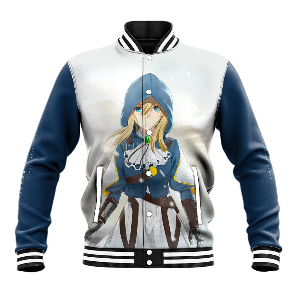 Violet Baseball Jacket Violet Evergarden Ts04