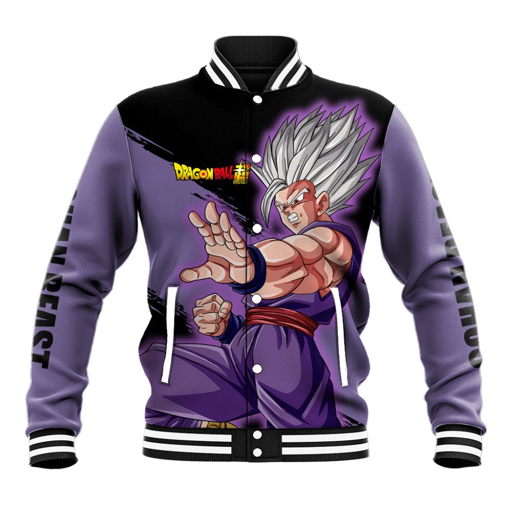 Gohan Beast - Dragon Ball Baseball Jacket Ts04