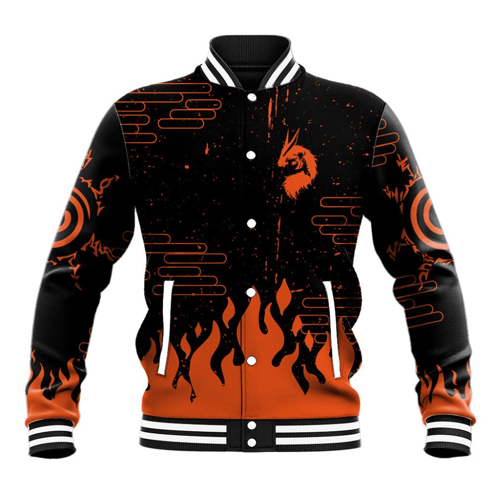 Nine Tailed Beasts Kurama - For Fans Baseball Jacket Ts04