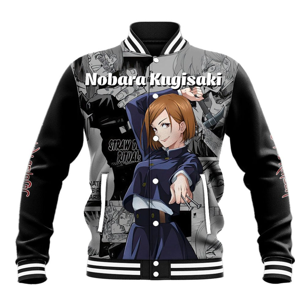 Nobara Kugisaki - Manga Great Style Baseball Jacket Ts04