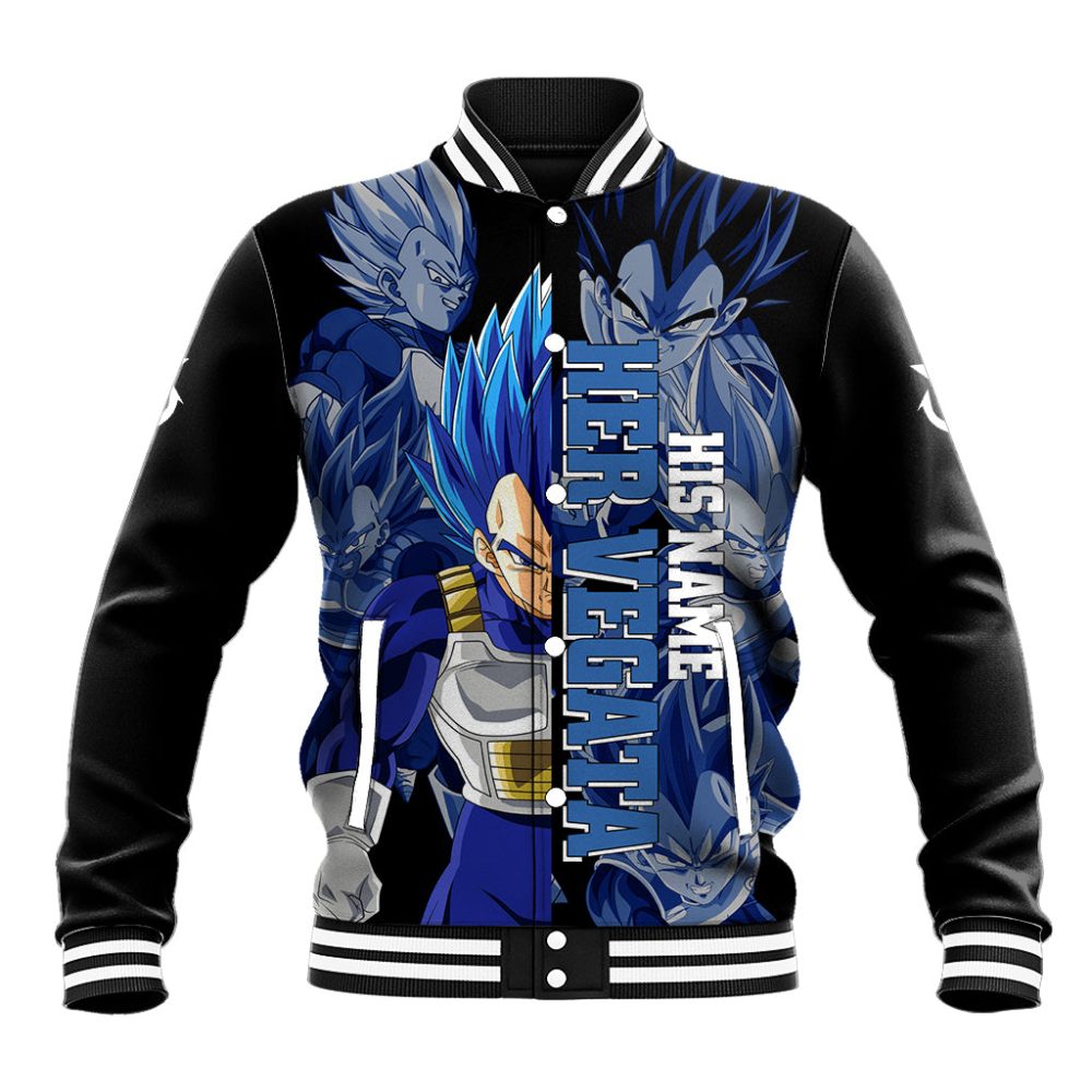 Vegeta Baseball Jacket Dragon Ball Ts04