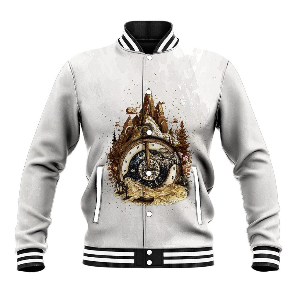 Jeep Adventure Compass Baseball Jacket Wanderlust Ts07
