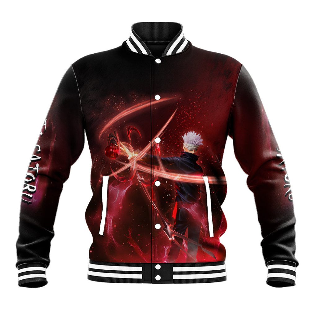 Gojo Satoru Jujutsu Kaisen Infinite Void Baseball Jacket Ts07