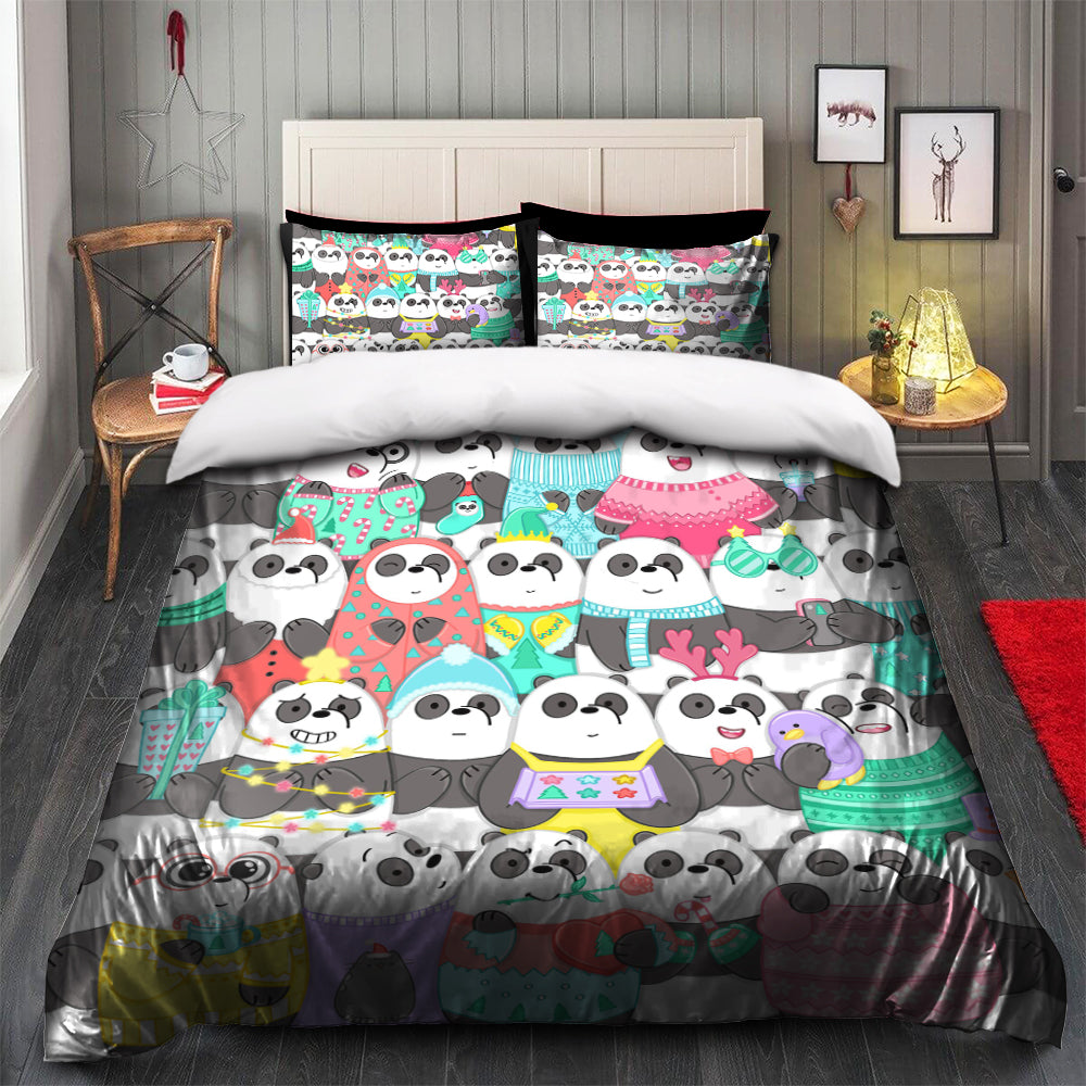 We Bare Bear Bedding Set Duvet Cover And 2 Pillowcases