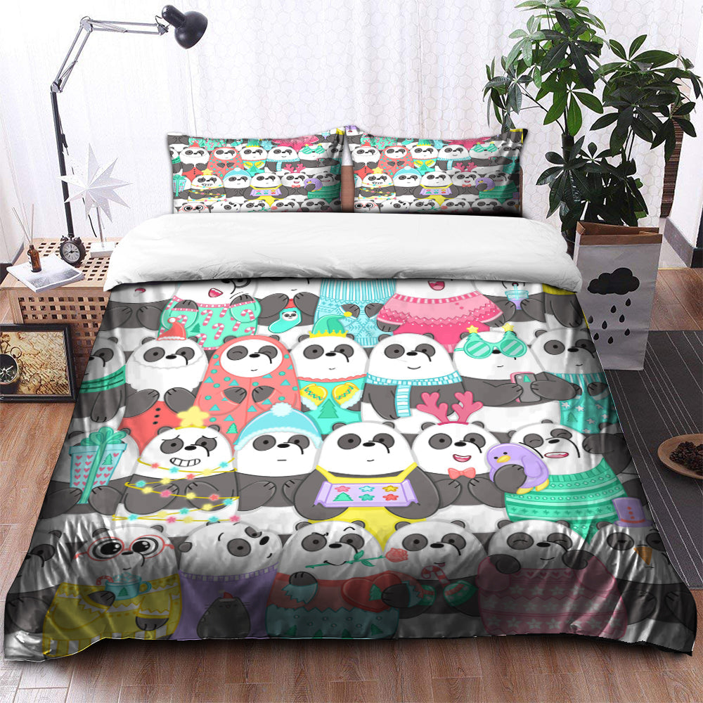 We Bare Bear Bedding Set Duvet Cover And 2 Pillowcases