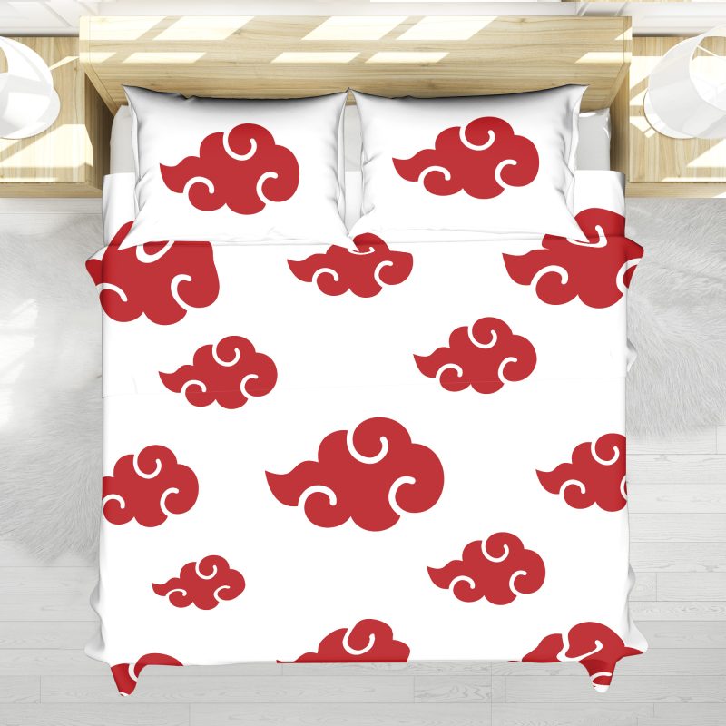 White Akatsuki Bedding Set