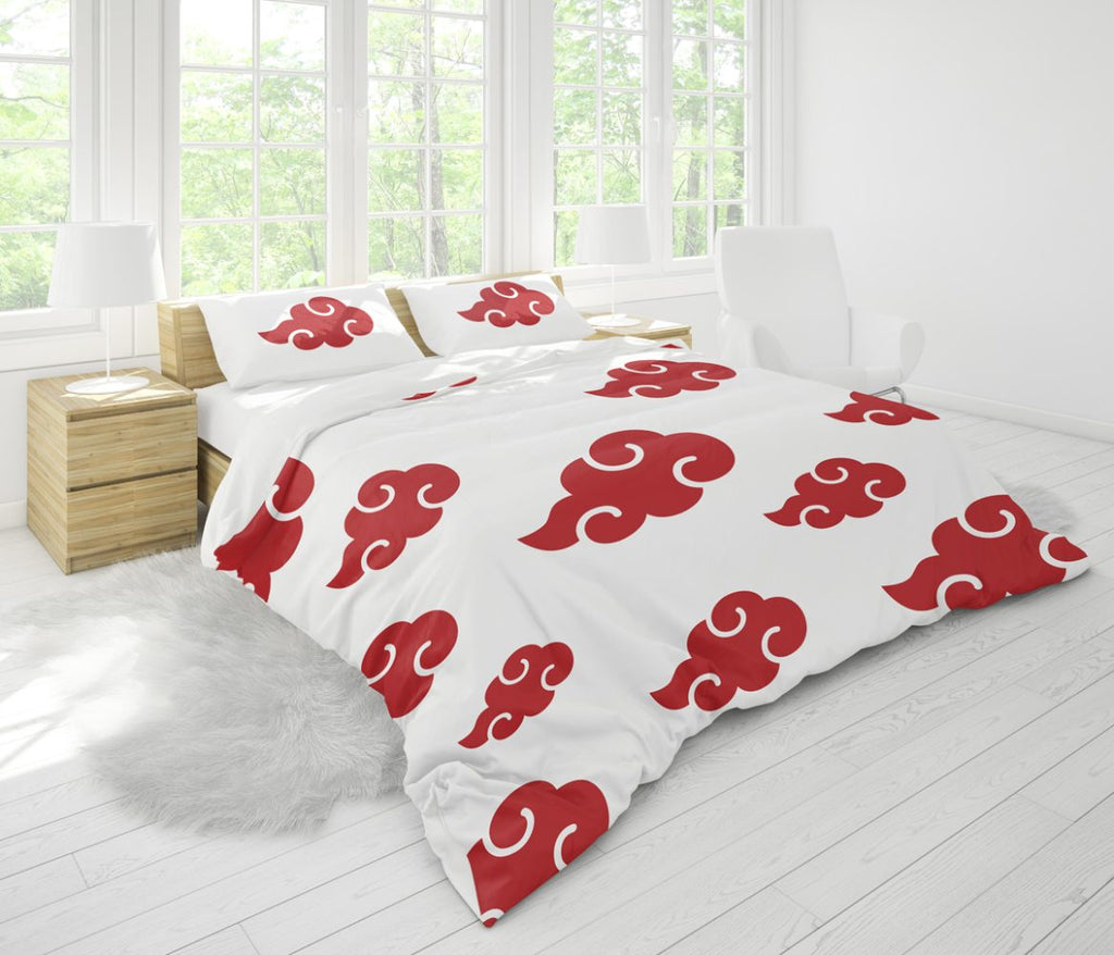 White Akatsuki Bedding Set