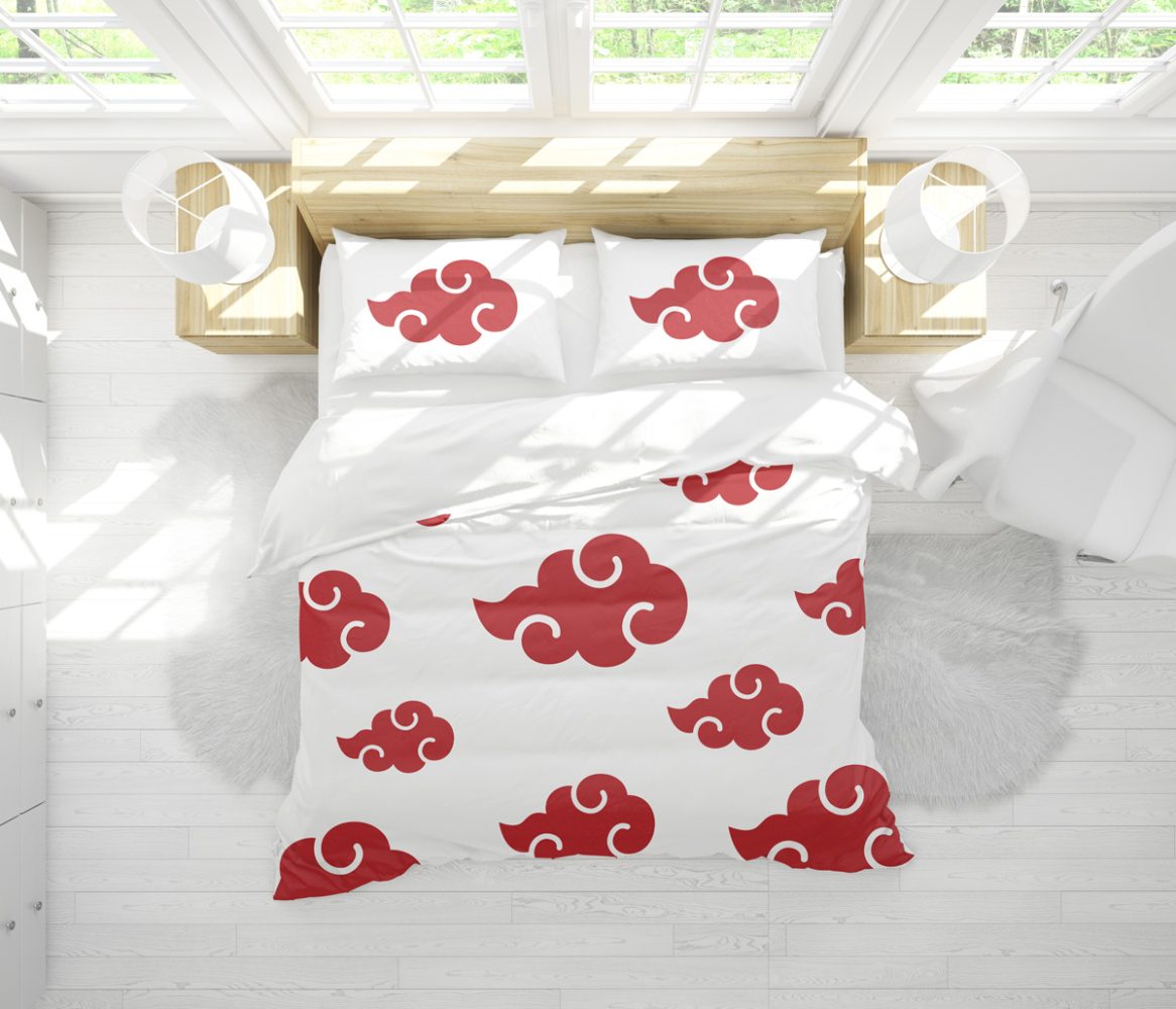 White Akatsuki Bedding Set