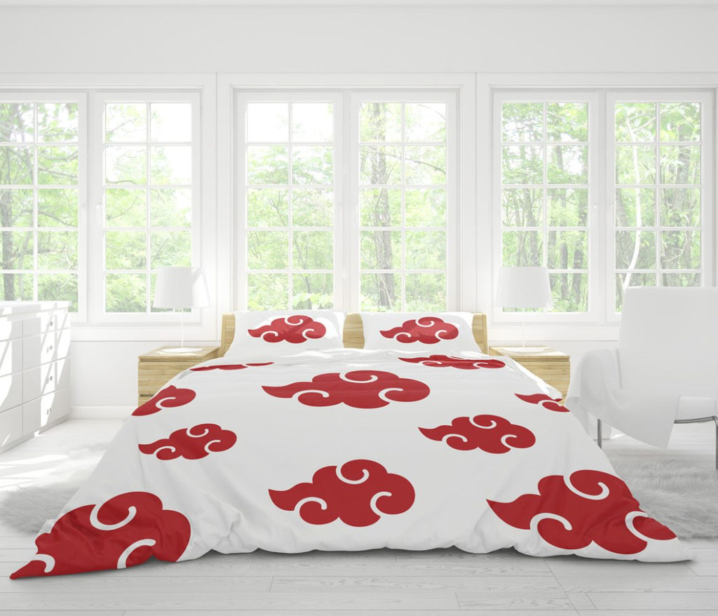 White Akatsuki Bedding Set