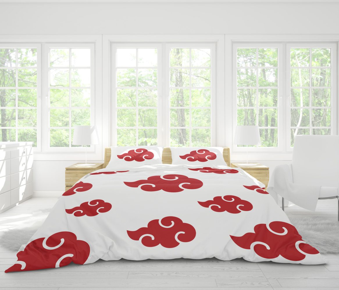 White Akatsuki Bedding Set